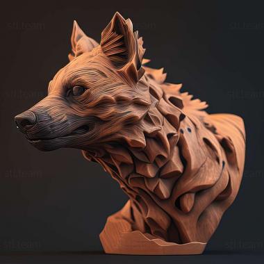 3D model hyena (STL)